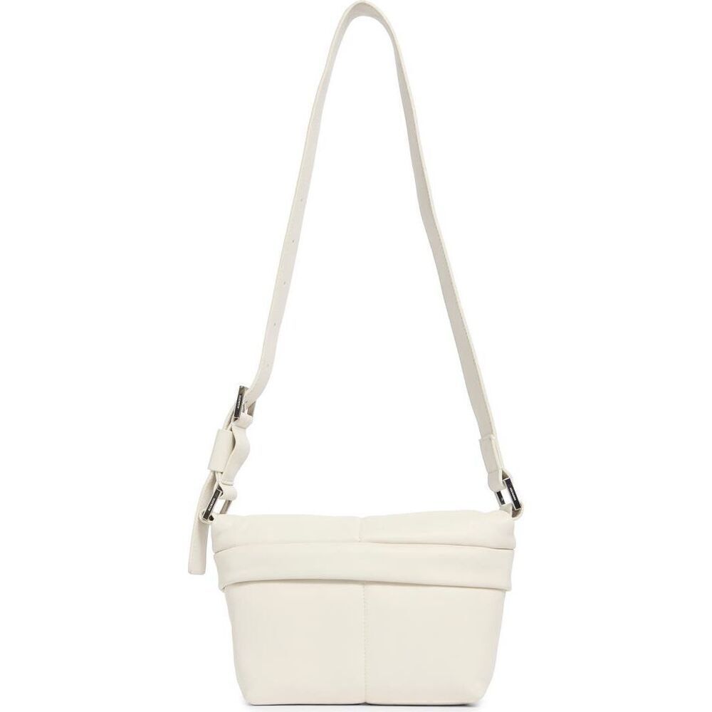 All Saints Women's Ivory Colette Lamb Leather Shoulder Crossbody Handbag NWOT